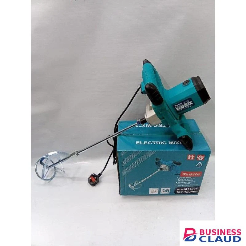 Makita MT1205 800W Electric Paint Mixer – Heavy Duty Industrial Paddle Mixer for Paint, Cement, Mortar, Plaster, Adhesive Mixing in Construction, Workshop, and Professional Applications - Image 2