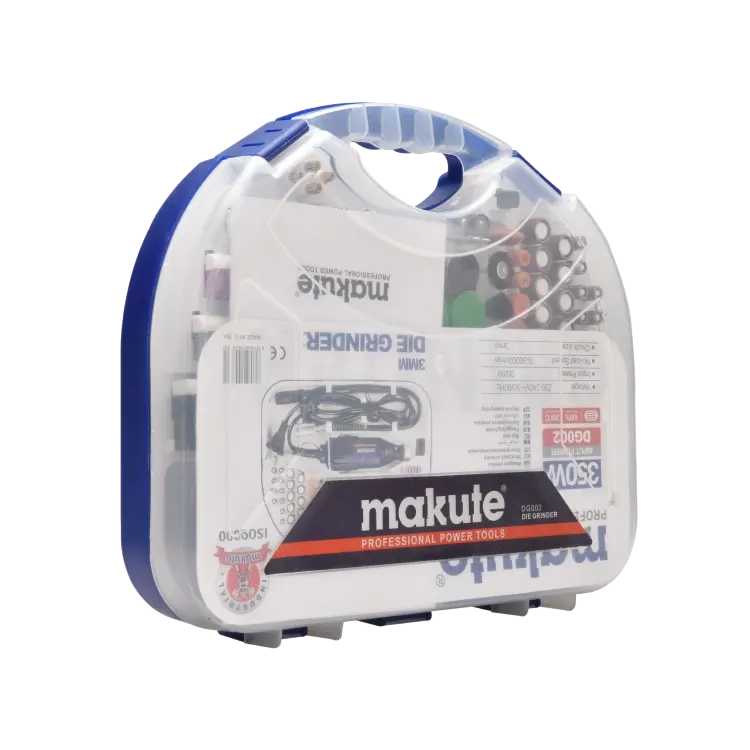 Makute DG002 Metal and Wood Die Grinder 350W with 196-Piece Accessories Kit – High-Speed Rotary Tool for Metal, Wood and DIY Projects - Image 3