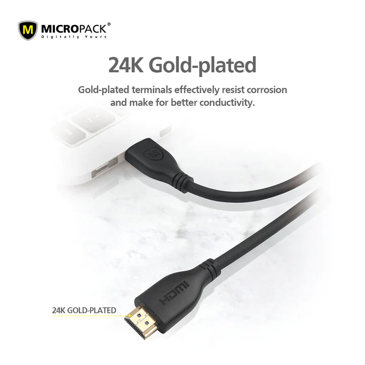 Mickropack MC-230H HDMI Cable 4K&3D Visuals - Image 5