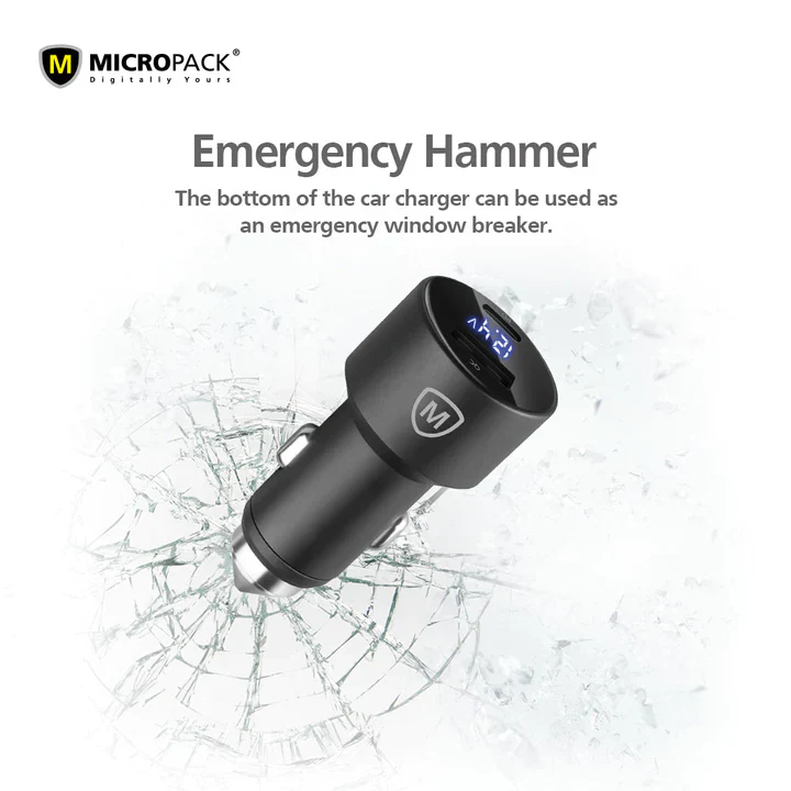 Micropack MCC-236QC 40W Dual Ports PD Car Charger - Image 3