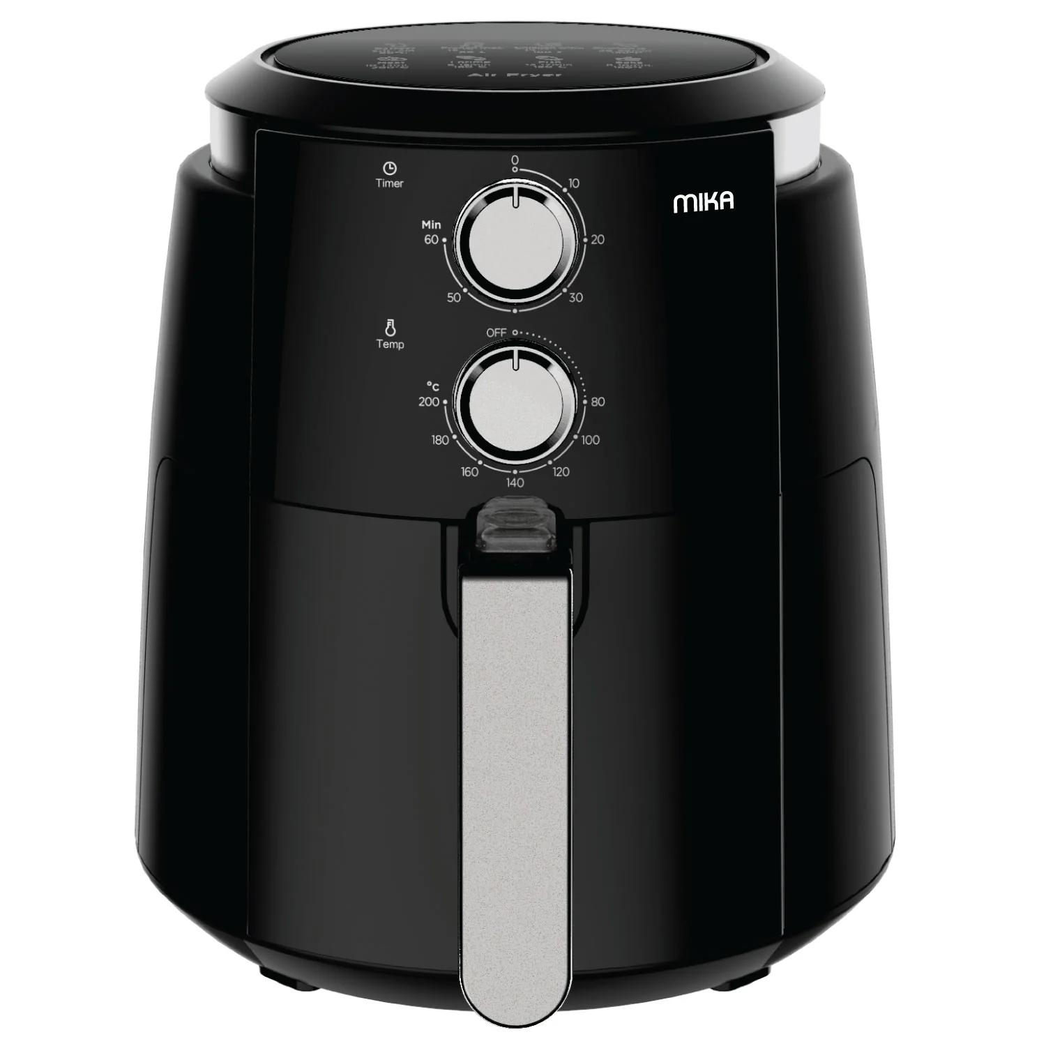 Mika MAF2000 Air Fryer - 3.5 Liters, Small in size – easy to store, 200 degrees maximum temperature - Image 2