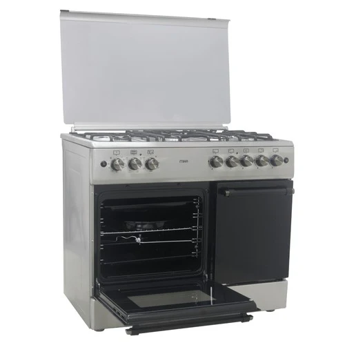 MIKA MST9041WEF10HI 90x60cm Standing Cooker – 4 Gas Pool Jet Burners + 1 Rapid Hot Plate, 10-Function Electric Oven with Air Fry & Convection, Rotisserie - Image 3