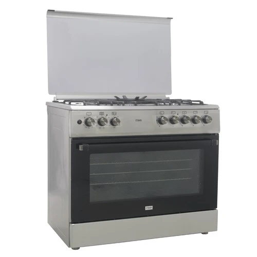 MIKA MST9041WEF10HI 90x60cm Standing Cooker – 4 Gas Pool Jet Burners + 1 Rapid Hot Plate, 10-Function Electric Oven with Air Fry & Convection, Rotisserie - Image 4