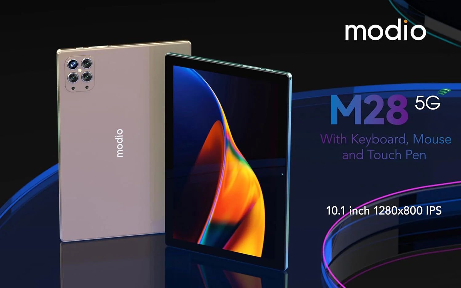 Modio M28 Tablet With free Keyboard Laptop RAM 8GB/ ROM 512G - Image 4
