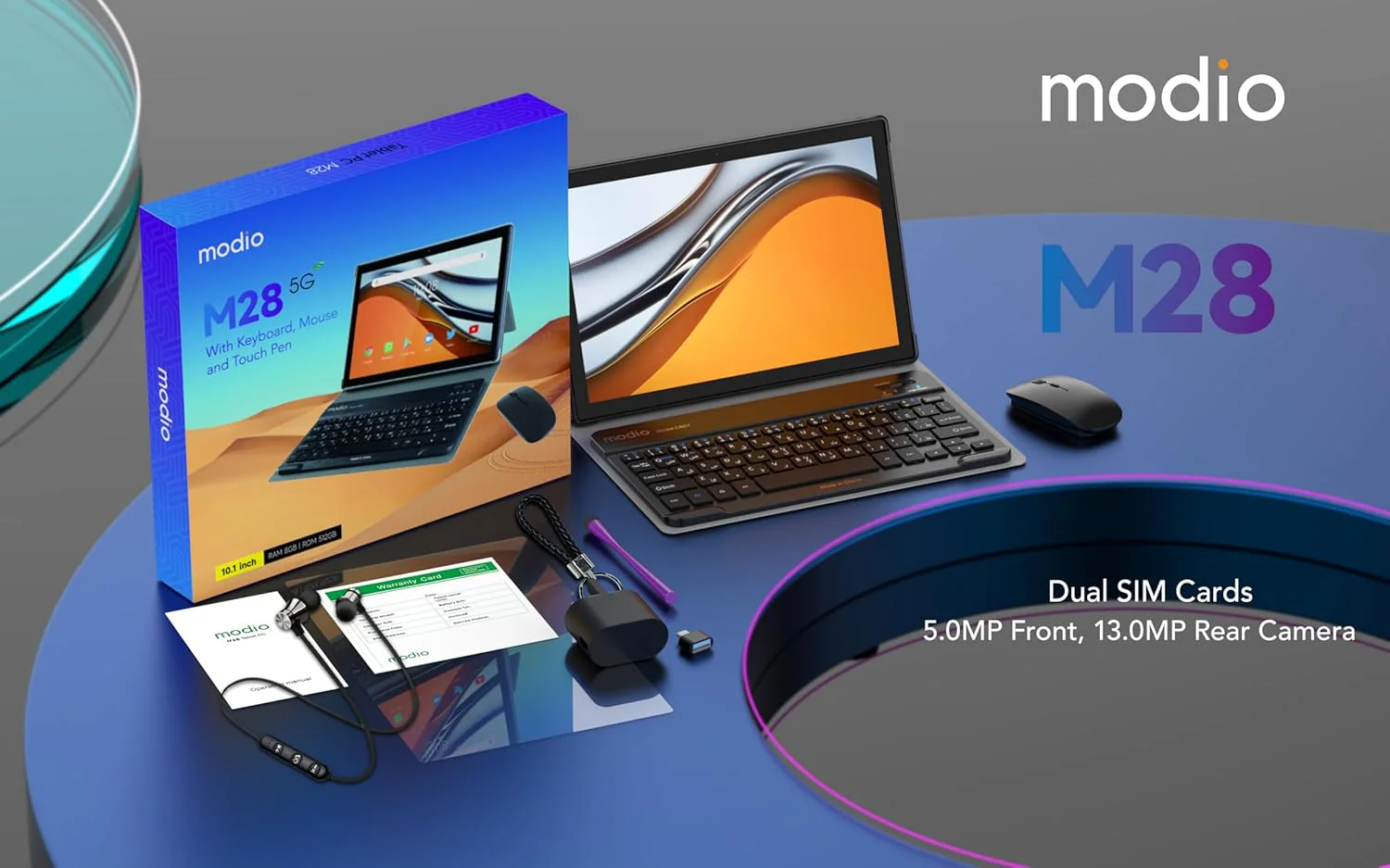 Modio M28 Tablet With free Keyboard Laptop RAM 8GB/ ROM 512G - Image 6