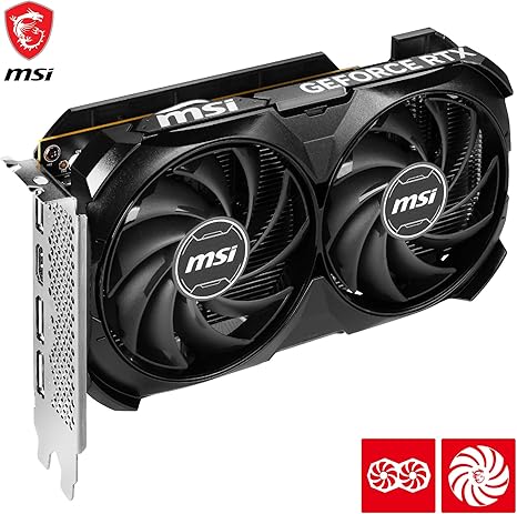 MSI GeForce RTX 4060 Ventus 2X Black 8G OC Gaming Graphics Card - Image 3