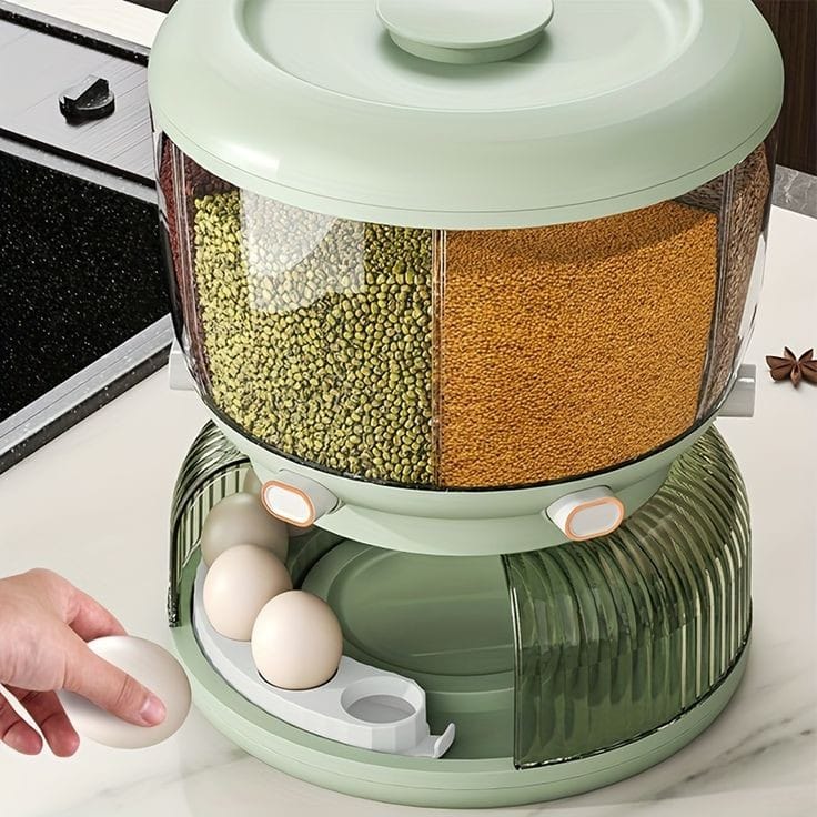 Multifunctional Cereals and Egg Organizer - Image 2
