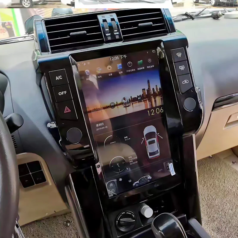 NaviHua 13.6" Dashboard Screen Tesla Car DVD Player - Android 9 core PX6, GPS Navigation, For Toyota Prado/Lexus - Image 3