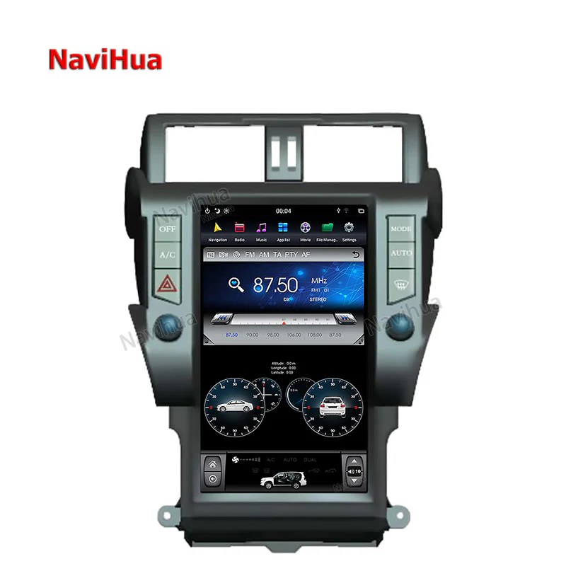 NaviHua 13.6" Dashboard Screen Tesla Car DVD Player - Android 9 core PX6, GPS Navigation, For Toyota Prado/Lexus - Image 4