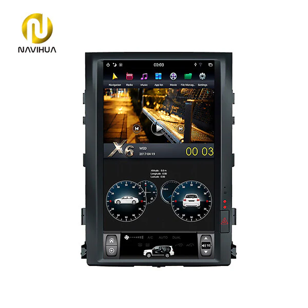 Navihua 16''Inch Android Stereo Tesla Radio Screen Dashboard 2008-2015 (VXR) for Toyota Land Cruiser - Image 2