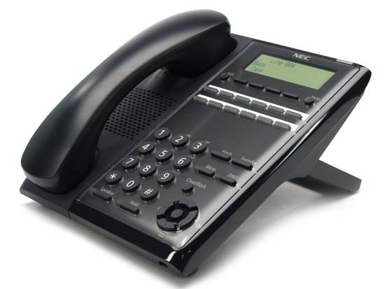 Nec IP7WW-12TXH-B1 BE117451 12 Button Display Speaker Telephone Black Console