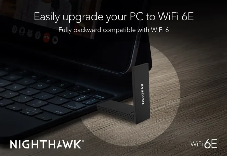Netgear Nighthawk A8000 AXE3000 Wi-Fi 6E USB 3.0 Adapter – Enables fast and stable Wi-Fi 6E connectivity for improved wireless performance and smoother internet use - Image 5