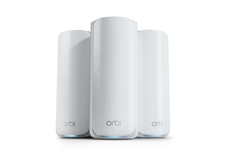 NETGEAR Orbi Serie 770 Mesh WiFi 7 System RBE773 – Provides fast, reliable whole-home WiFi coverage with strong performance for multiple devices