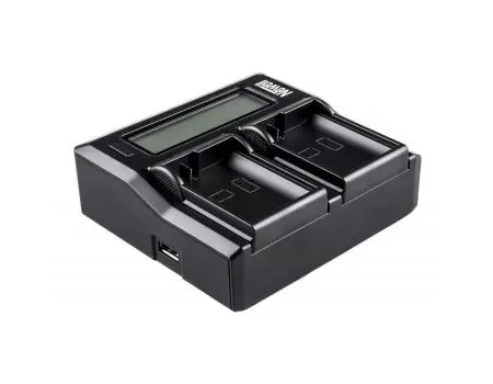 NeWell NP-F970 Dual Battery Charger – Charges two NP-F batteries efficiently for reliable and continuous device power - Image 2