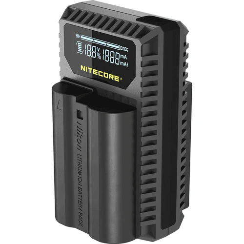 Nitecore UNK1 Dual-Slot USB Travel Charger For Nikon – Convenient dual-slot charger for fast and reliable charging of Nikon camera batteries while traveling - Image 4