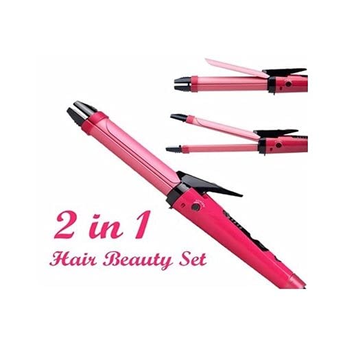 Nova NHC-1818SC 2-in-1 Hair Straightener & Curler – Ceramic Plates, Fast Heat-Up, Smooth Frizz-Free Styling - Image 2
