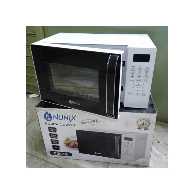 Nunix C20PG 20L Digital Microwave Oven with Grill - 800 Watts, 20 Litres, Digital Control, Grill - Image 2