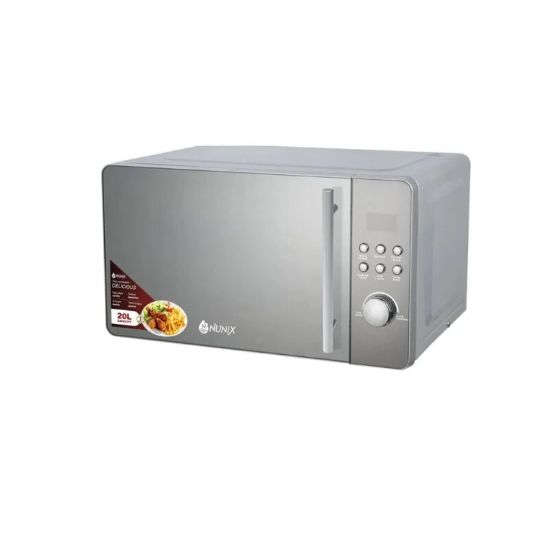 Nunix C20UG 20L Digital Microwave with Grill – A versatile kitchen appliance that makes cooking, reheating, and grilling food faster and more convenient for everyday home use