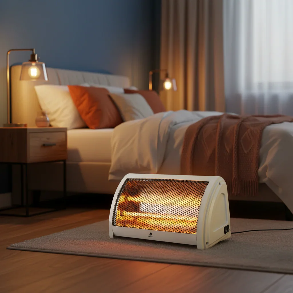 Nunix NH-03 Quartz Portable Electric Room Heater – Energy Efficient Indoor Heating Appliance for Home, Office, and Personal Space Comfort - Image 2