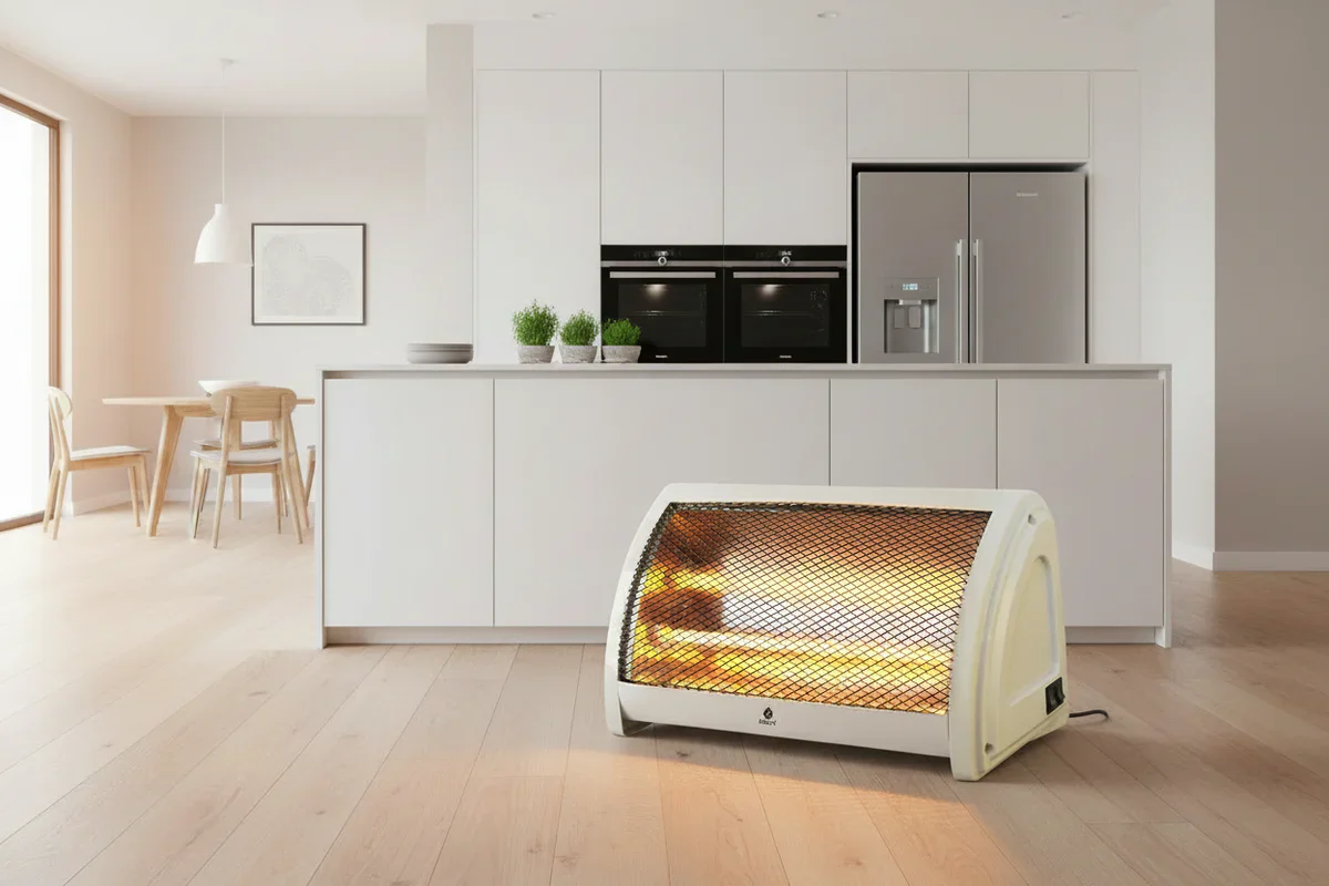 Nunix NH-03 Quartz Portable Electric Room Heater – Energy Efficient Indoor Heating Appliance for Home, Office, and Personal Space Comfort - Image 3