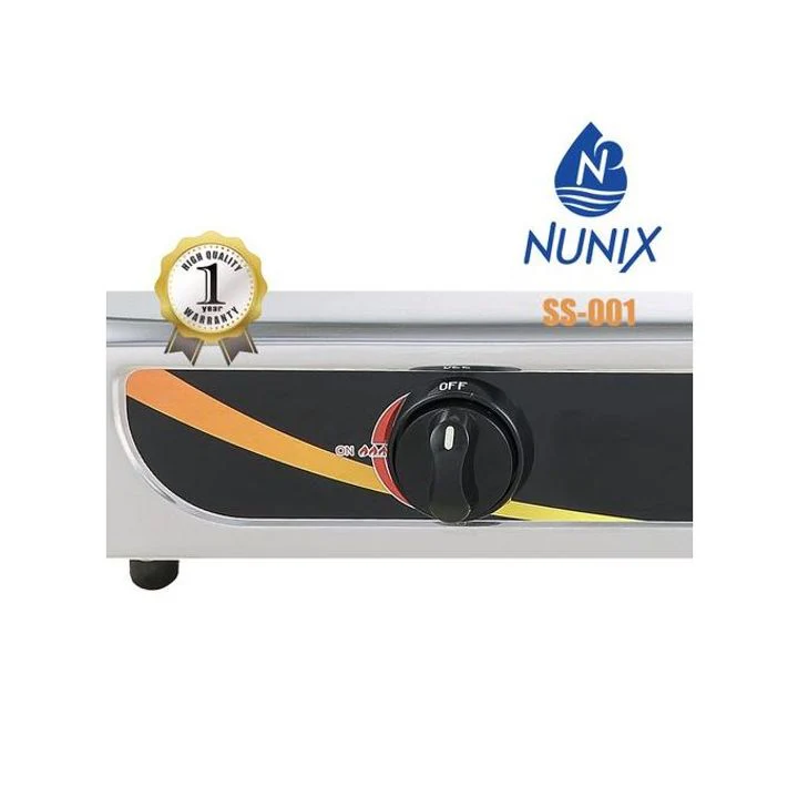 Nunix SS001 Gas Stove Table Top Stainless Steel Double Burner - Image 4