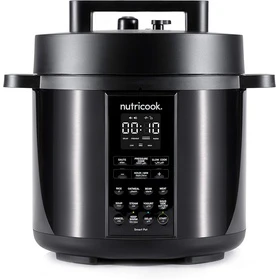 Nutricook NC-SP204K 6Liters Smart Pot 2 Pressure Cooker - 9 appliances in 1, Stainless steel inner pot