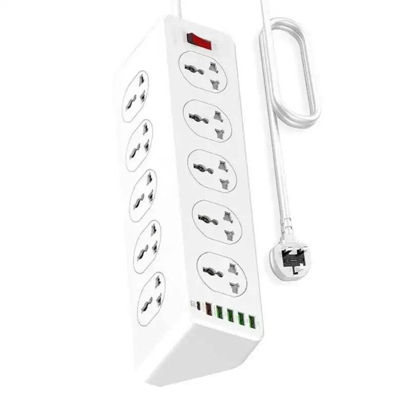 OLA OLA-MP10610 10 Power Strip Surge Protector – 10 Outlets + 5 USB + Type-C, High-Speed Charging, and Overload Protection, and 700J Surge Suppression