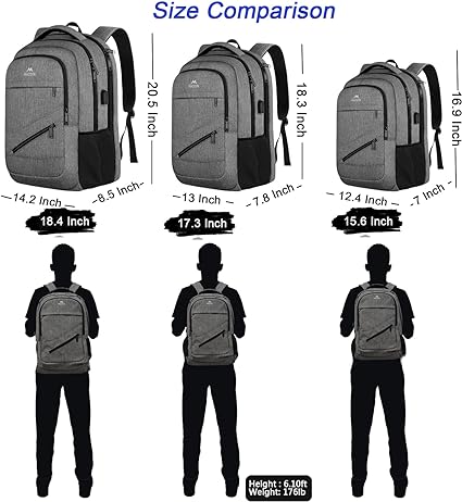 OfficePoint LAPTOP BAG BGL-019 18" Back Pack - Image 5