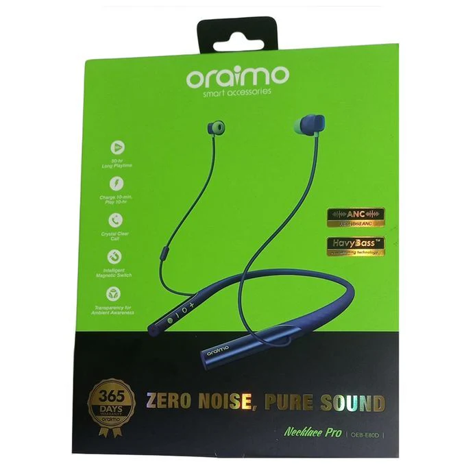 Oraimo Necklace Pro - Zero Noise, Pure Sound Neckband. - Image 4