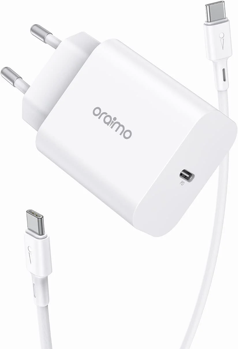 Oraimo OCW-U106S-CC54 20W USB C Charger with Type C Charging Cable