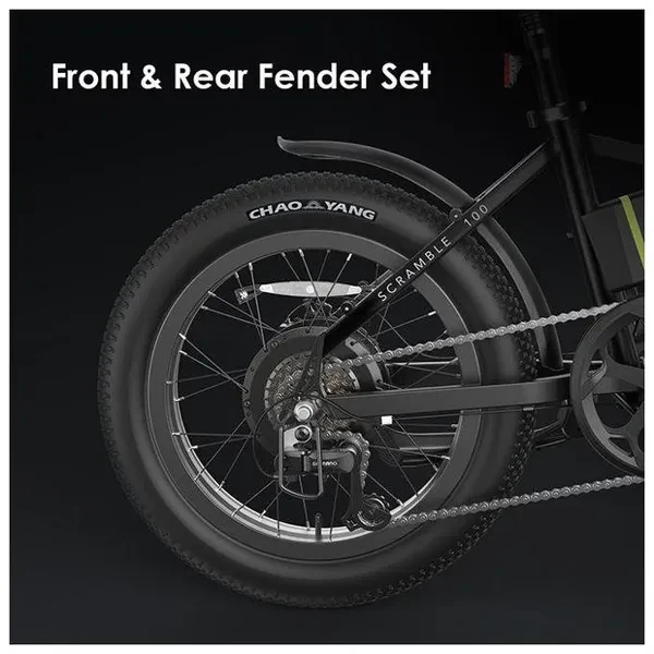 Oraimo OEK-5330N‎ Scrambler 100 750W Fat-tire Adult Fast Charging Electric Bike with Brushless Motor - Image 8