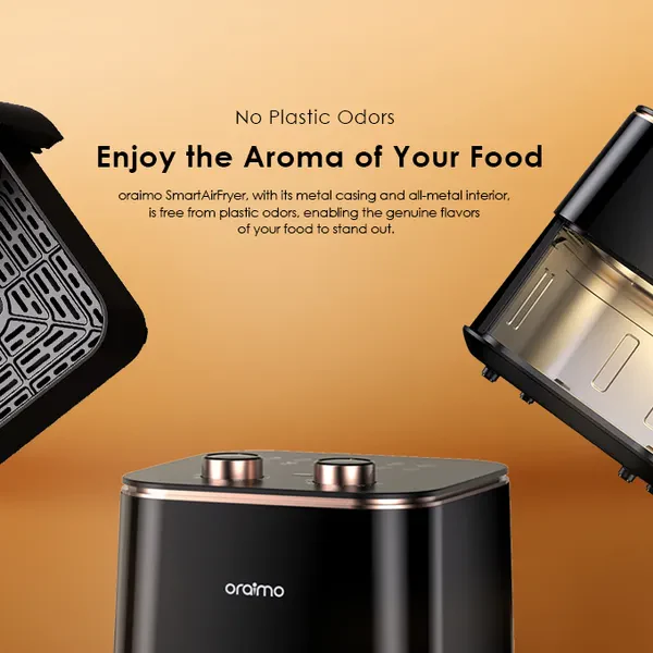 Oraimo OH-AF210N SmartAirFryer 1500W Cooking Visible Smart Air Fryer - Image 5