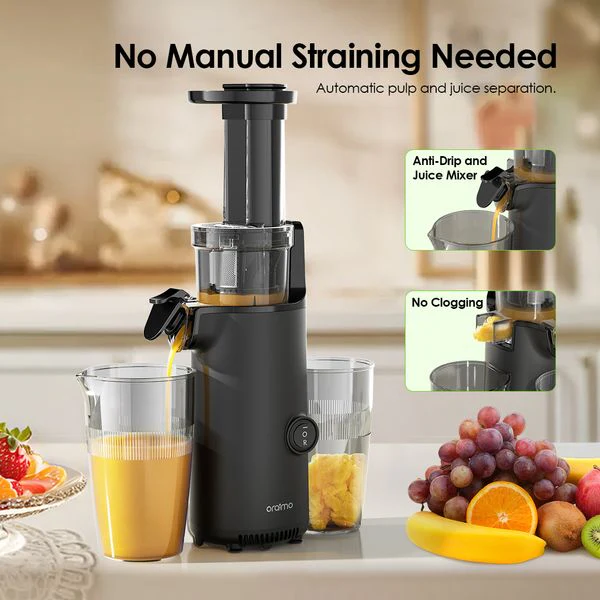 Oraimo OMJ-201A EasyJuice Mini Portable Slow Juicer – Compact juicer for fresh, nutritious juice at home or on the go - Image 3