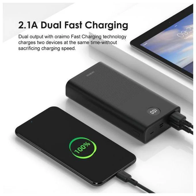 Oraimo OPB-P271D 27000mAh Dual Output Massive Power Bank - Image 3