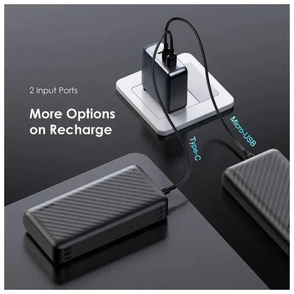 Oraimo OPB-P5271 Traveler Link 27 27000mAh 12W 3 Charging Cables Power Bank - Image 3