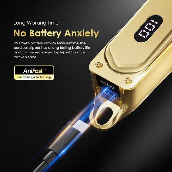 Oraimo OPC-CL30G Smart Clipper 2 Gold Professional Hair Clipper - Image 4