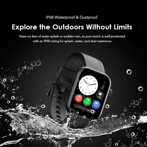 Oraimo OSW-810 Watch ES 2 1.95″ AMOLED IP68 Smart Watch - Image 2