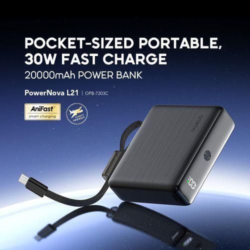 Oraimo PowerNova L21 OPB-7203C 30W 20000mAh fast charging power bank- Provides reliable high-capacity backup power with fast charging support to keep your devices powered throughout the day - Image 4