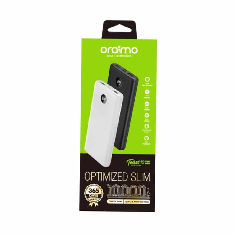 Oraimo Toast 10 Byte 10000mAh Power Bank (OPB-P112D)