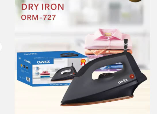 Orvica ORM-727 Heavy Duty Dry Iron- Provides fast and efficient ironing with consistent heat for smooth, wrinkle-free clothes every day - Image 2