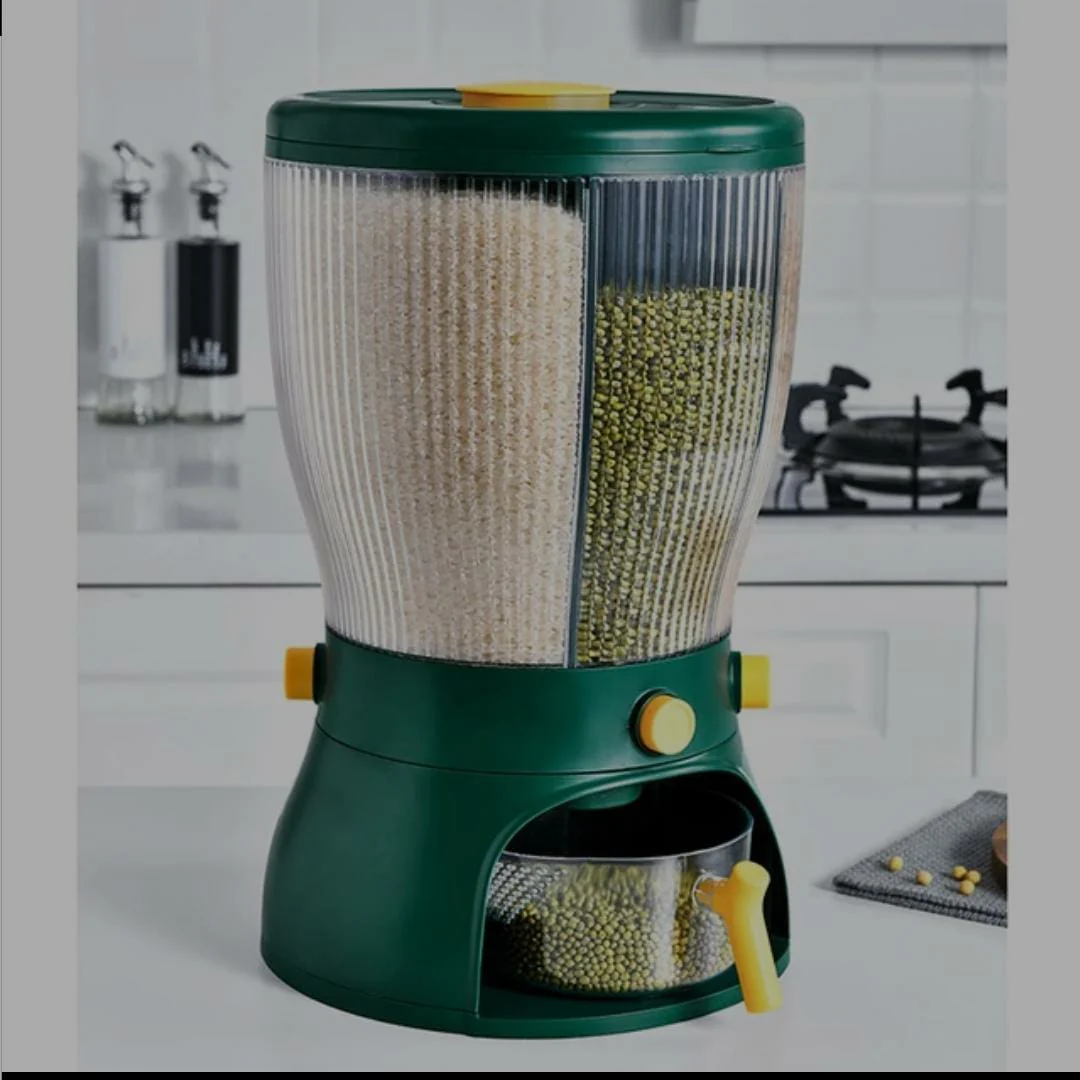 Partitioned Rotating Cereal Dispenser 12KG - Image 2
