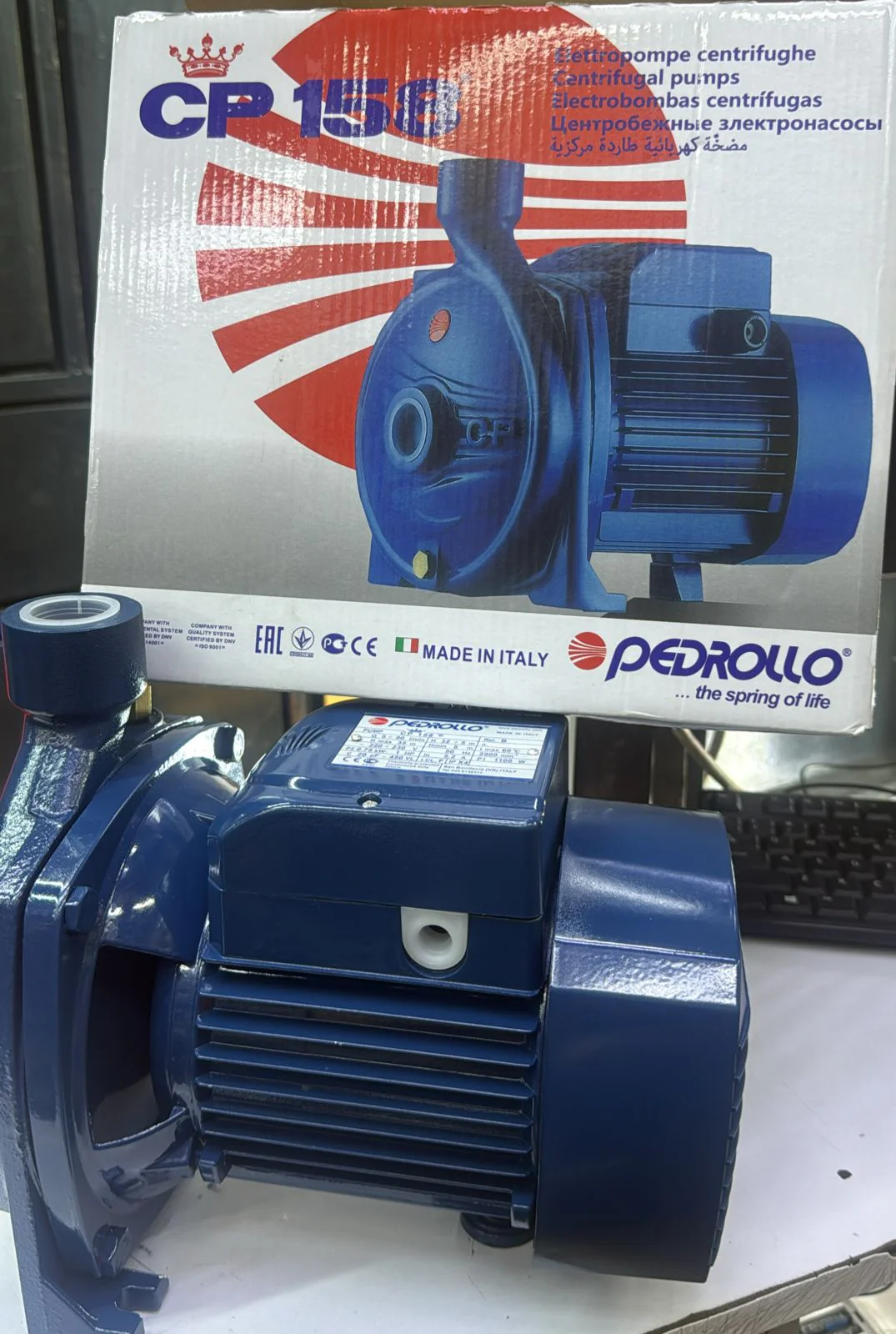 Pedrollo CPM158 750W 1HP centrifugal pumps – High-Efficiency Water Pump for Residential, Commercial & Industrial Use - Image 3