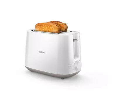 Philips HD2581 Daily Collection Toaster  - 2 wide slots, 4in1 functions (reheat/defrost/cancel/7 browning levels). - Image 4