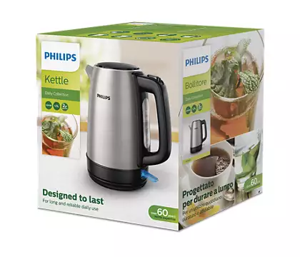 Philips HD9350 1.7 Litres Electric Kettle - Automatic shutdown, 2200W, Micro-mesh filter - Image 6