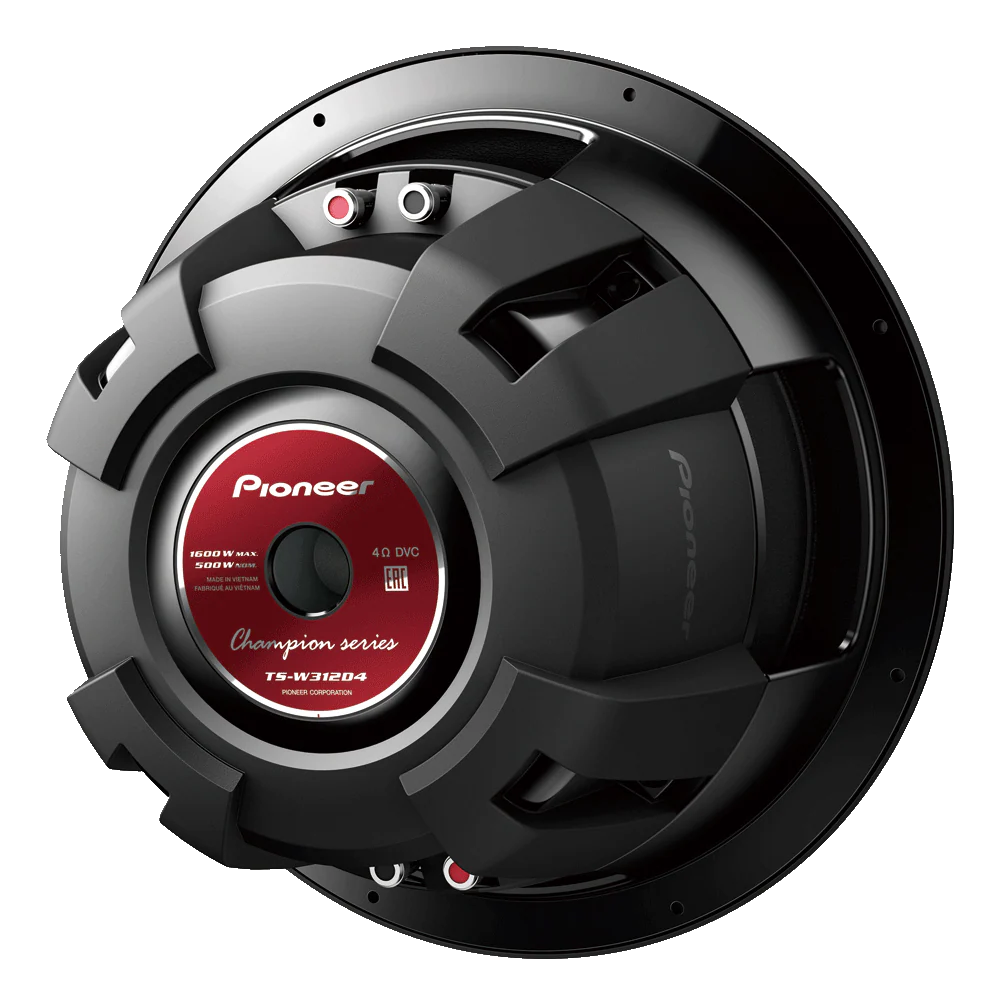 Pioneer TS W312D4 1600W 12 Inch Car Entertainment SubWoofer - Image 2