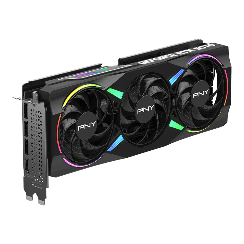 PNY GeForce RTX 5070 ARGB EPIC-X RGB OC Triple Fan 12GB GDDR7 Graphics Card - Image 2