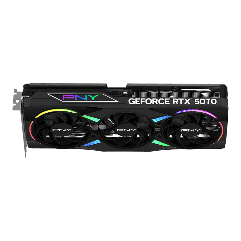 PNY GeForce RTX 5070 ARGB EPIC-X RGB OC Triple Fan 12GB GDDR7 Graphics Card - Image 5