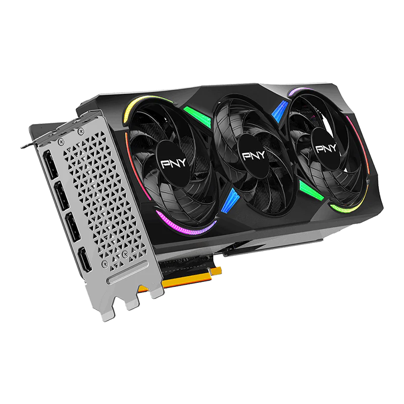 PNY GeForce RTX 5070 Ti OC Triple Fan 16GB GDDR7 GPU | 3xDP 1xHDMI | 750W PSU | 16-Pin Power - Image 2