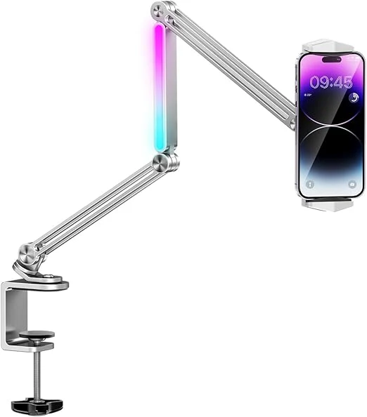 Porodo Adjustable and Foldable Cantilever Bracket with LED - Image 2