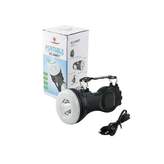 Generic KC-9980T Portable Hanging Flip Lamp - Portable Rechargeable LED Camping Light, Energy Efficient, Durable Design, Ideal for Home & Outdoor Use